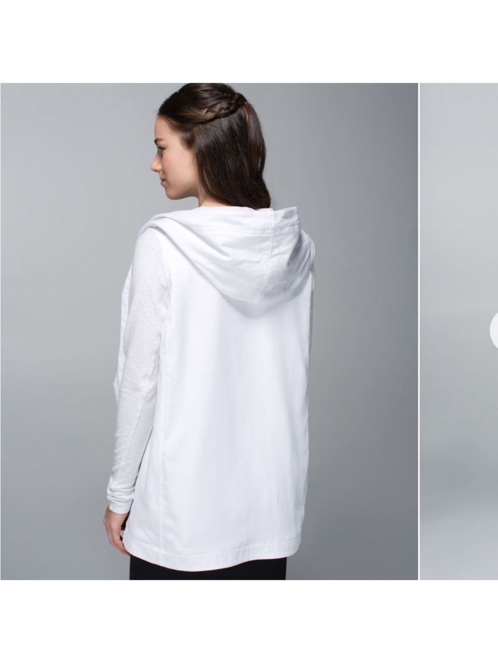 Lululemon Blissed Out Wrap Cardigan White / Heathered White size 4 - Picture 2 of 16